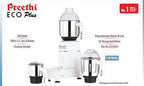 Eco Plus mixer grinder 110 volt - standard 110V power kitchen appliance