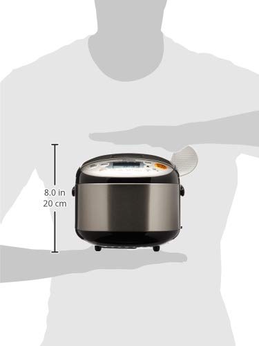 Micom 3 cup compact rice cooker warmer multiple settings stainless steel retractable cord easy transport