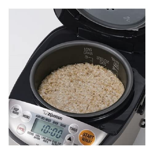 Micom 3 cup compact rice cooker warmer multiple settings stainless steel retractable cord easy transport