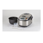 Micom 3 cup compact rice cooker warmer multiple settings stainless steel retractable cord easy transport