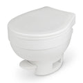 Aqua Magic VI High Profile RV Toilet White Permanent Gravity Flush Foot Pedal for Camper Van
