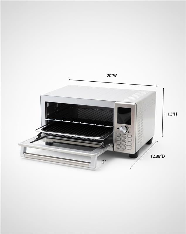 Bravo XL Pro air fryer toaster oven with improved 100 percent super convection oven technology