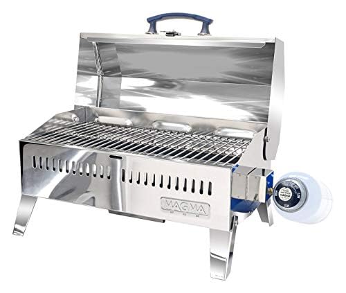 A10-703 Cabo Portable Gas Grill 9 x 18 Inch Compact Lightweight Outdoor BBQ Camping Travel Grill
