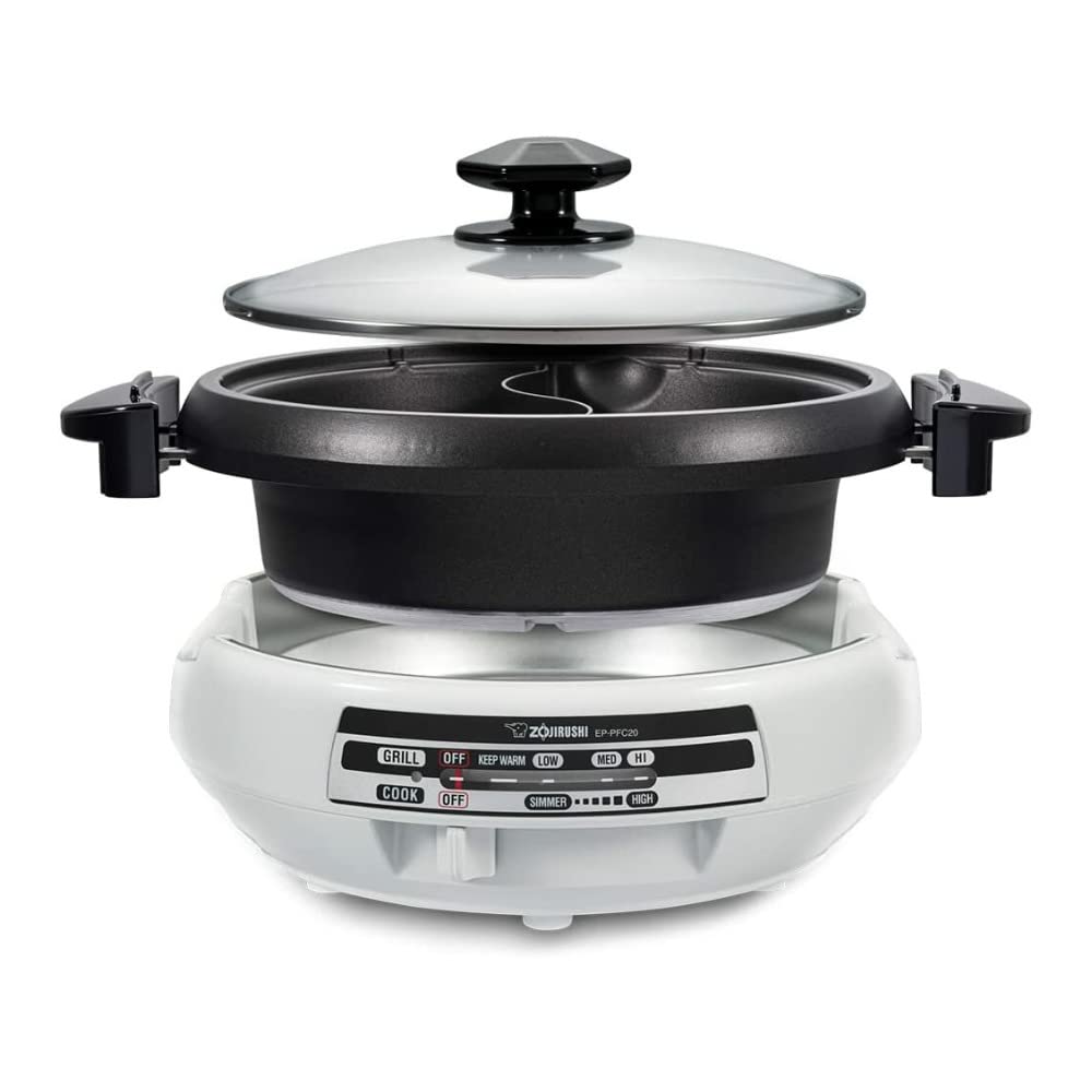 EP-PFC20HA Electric Skillet for Yin Yang Hot Pot Gourmet d’Expert Nonstick Adjustable Temperature Multi Cooker