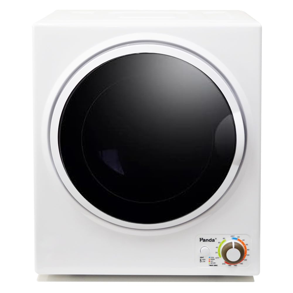 Portable Compact Clothes Dryer 1.5 Cu Ft 850W 120V Small Laundry Dryer for Apartments Dorms RV