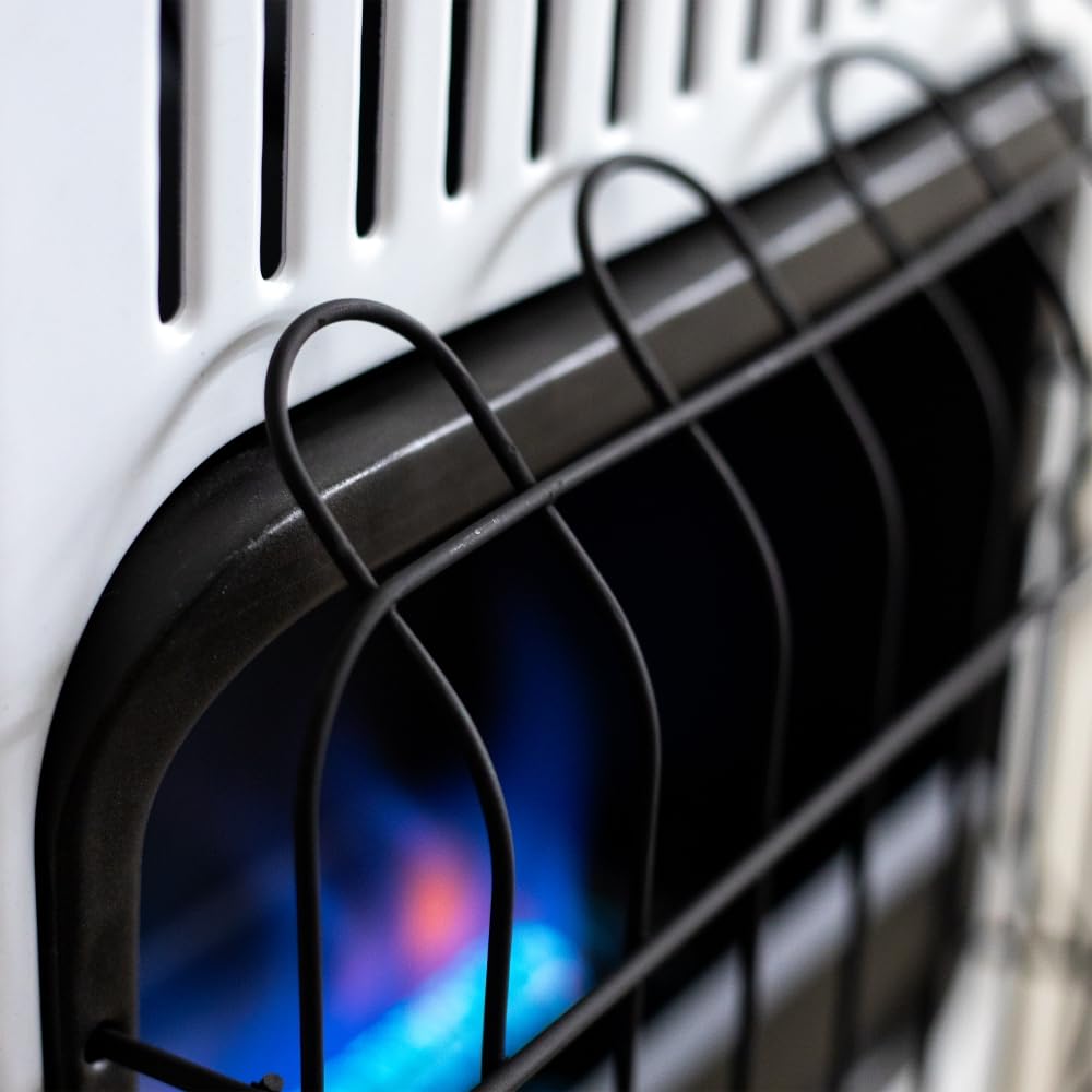 30000 BTU Vent Free Blue Flame Natural Gas Heater for Indoor Home Garage Workshop Heating Solution