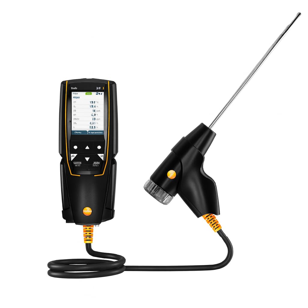 310 II combustion analyzer HVAC flue gas temperature pressure natural gas leak detector smart app probe