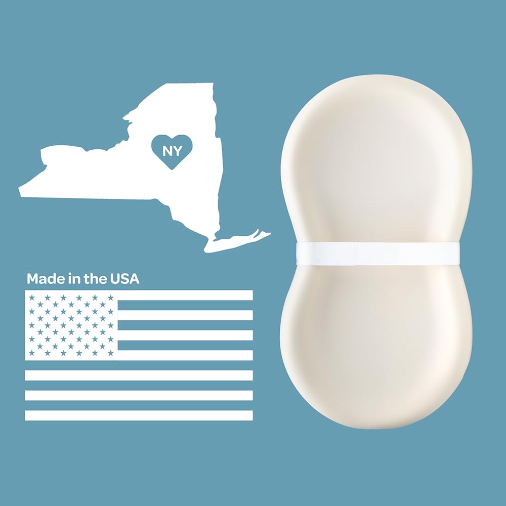 Peanut Changer Baby Vanilla Original Easy Clean Pad Shell Over Foam Water Repellent Wipeable Diaper Pad