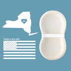 Peanut Changer Baby Vanilla Original Easy Clean Pad Shell Over Foam Water Repellent Wipeable Diaper Pad
