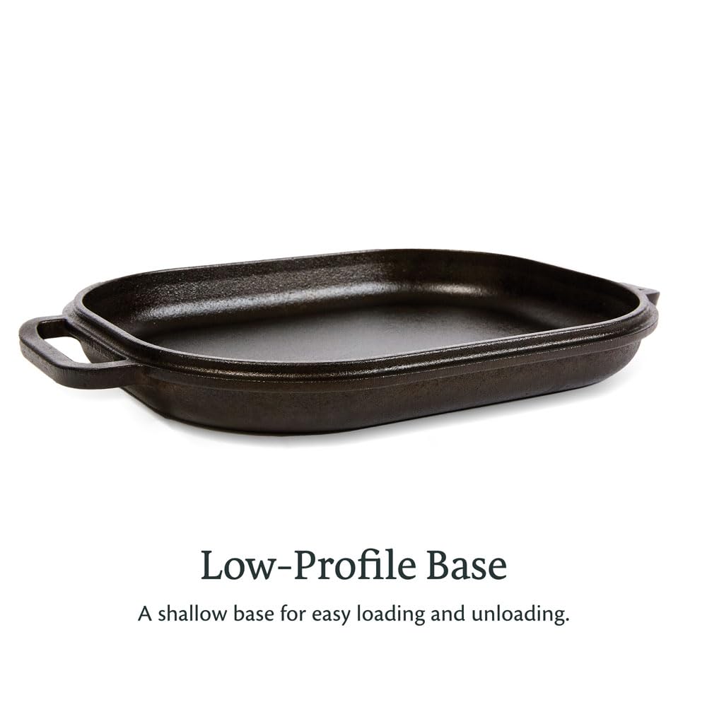 Cast iron loaf pan with lid artisan sourdough homemade bread baking preseasoned heavy duty oven safe