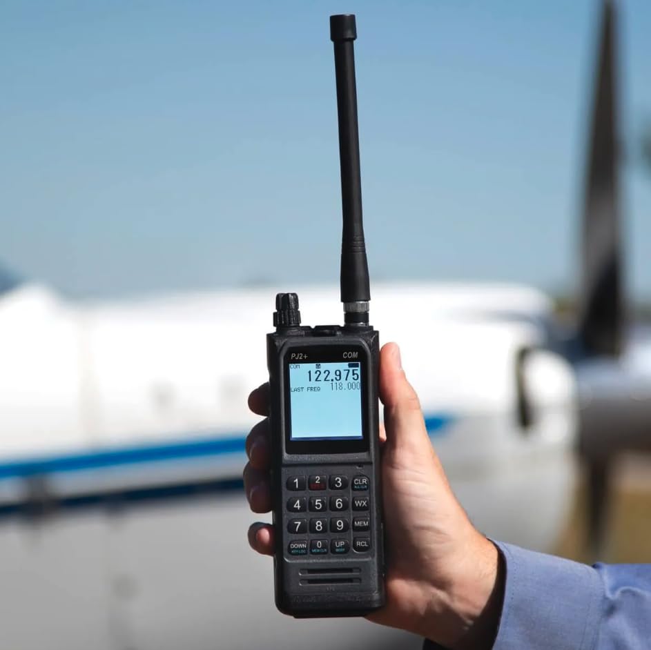 PJ2+ Aviation Handheld Radio Portable Airband Two Way Communication Device