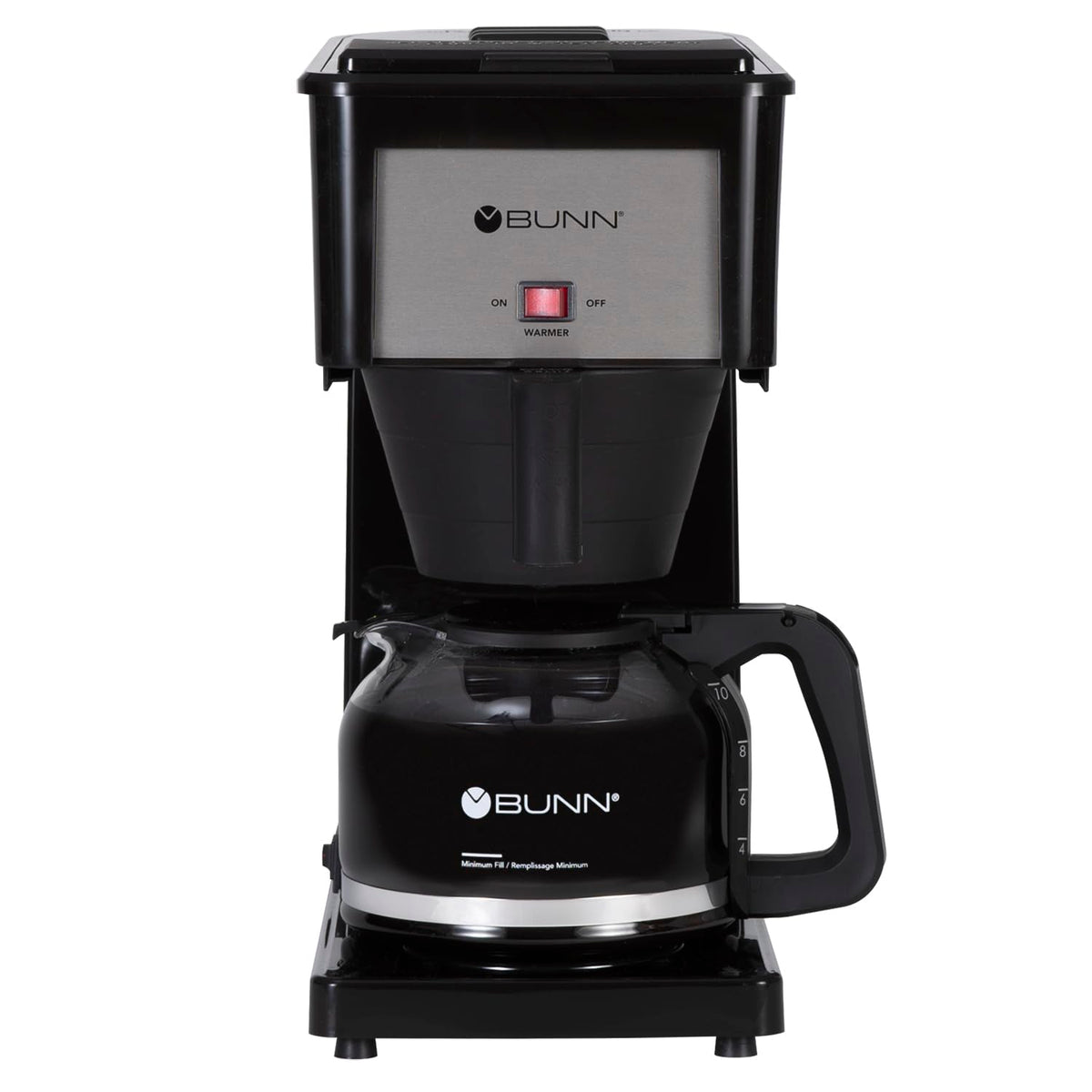 10 Cup Home Drip Coffee Brewer, Fast Brewing, Black