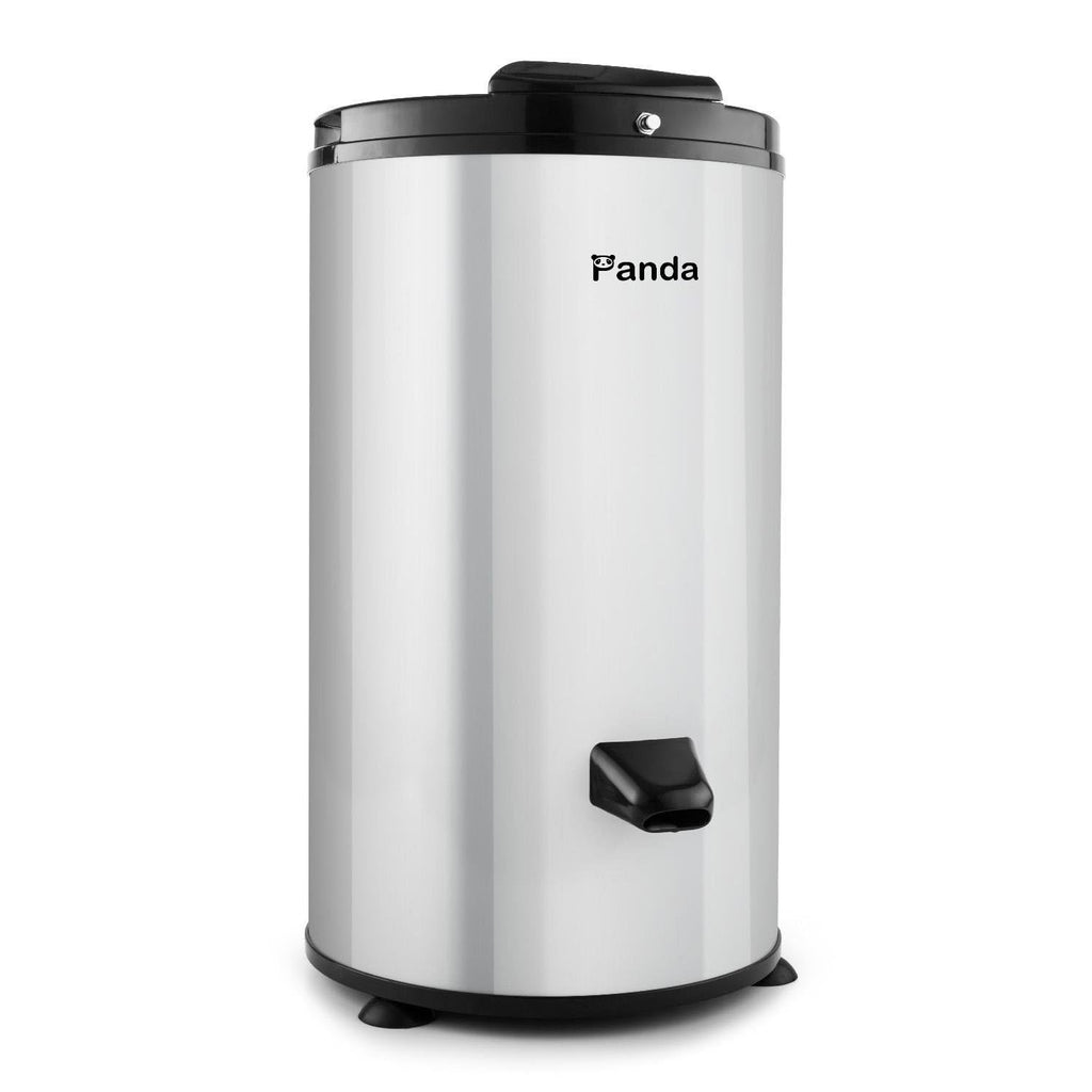 Portable Spin Dryer 3200 RPM 22 lb Capacity Stylish Silver Compact Laundry Solution for Home