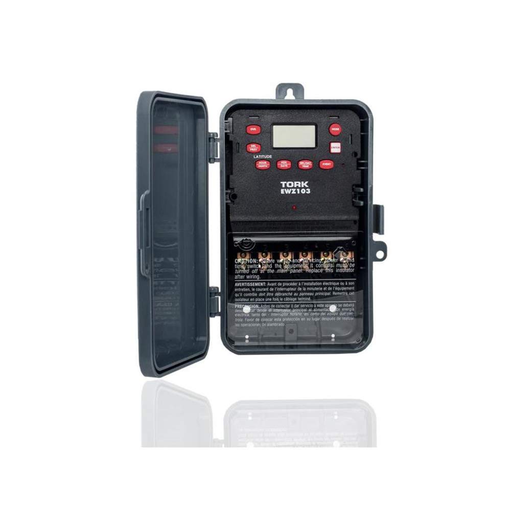 Electronic programmable multipurpose control astronomic 7 day time switch EWZ Series 120 to 277 V