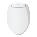 L60EW LumaWarm Heated Nightlight Elongated Toilet Seat White Warm Heated Seat for Bathroom