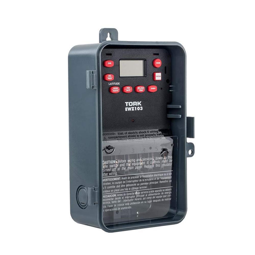 Electronic programmable multipurpose control astronomic 7 day time switch EWZ Series 120 to 277 V