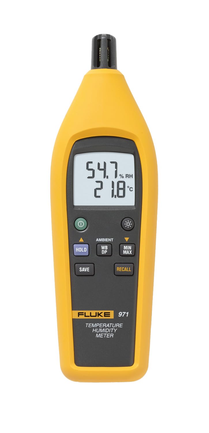 971 Temperature Humidity Meter Handheld Digital Thermometer Hygrometer for HVAC Industrial Testing