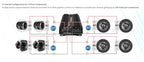 4 Channel Car Audio Amplifier, 2000W, 2 Ohm, 4 x 500W RMS, MDX2000.4