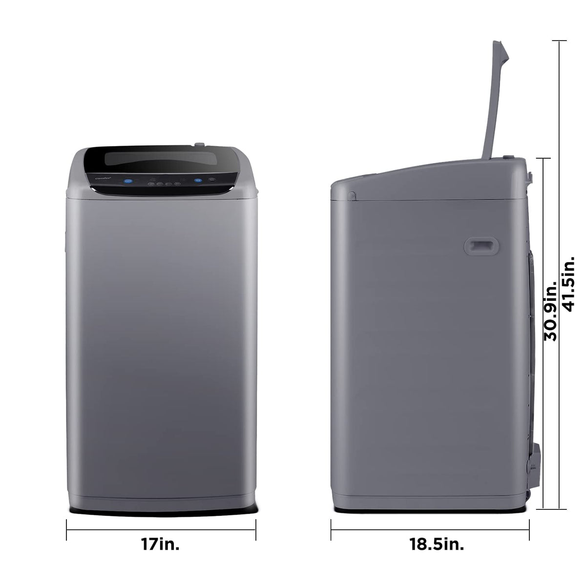 Portable Washing Machine 0.9 cu ft Compact Washer with LED Display for Apartments Dorms and RVs