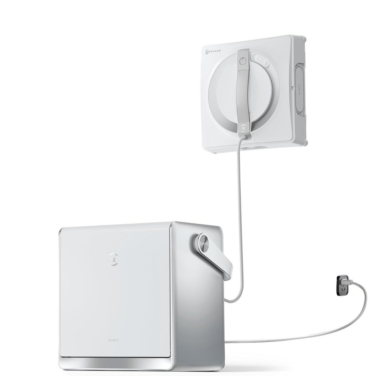 Window Cleaning Robot with Station, Triple Nozzle Spray, W2 Pro Omni