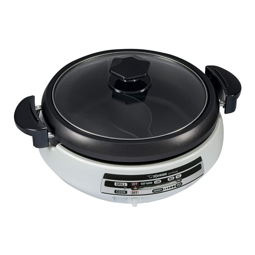 EP-PFC20HA Electric Skillet for Yin Yang Hot Pot Gourmet d’Expert Nonstick Adjustable Temperature Multi Cooker