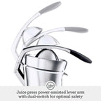 800CPXL Citrus Press Pro Orange Juicer Brushed Stainless Steel Electric Juicer for Fresh Juice