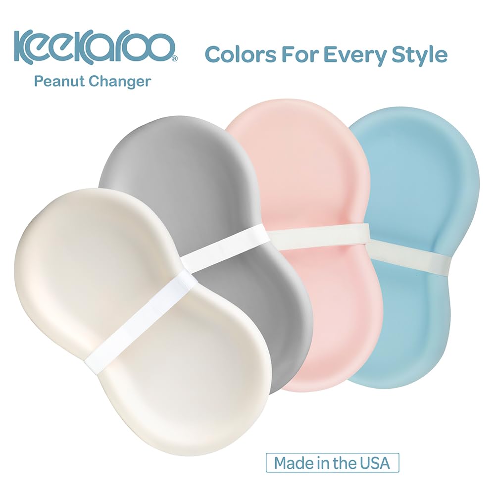 Peanut Changer Baby Vanilla Original Easy Clean Pad Shell Over Foam Water Repellent Wipeable Diaper Pad