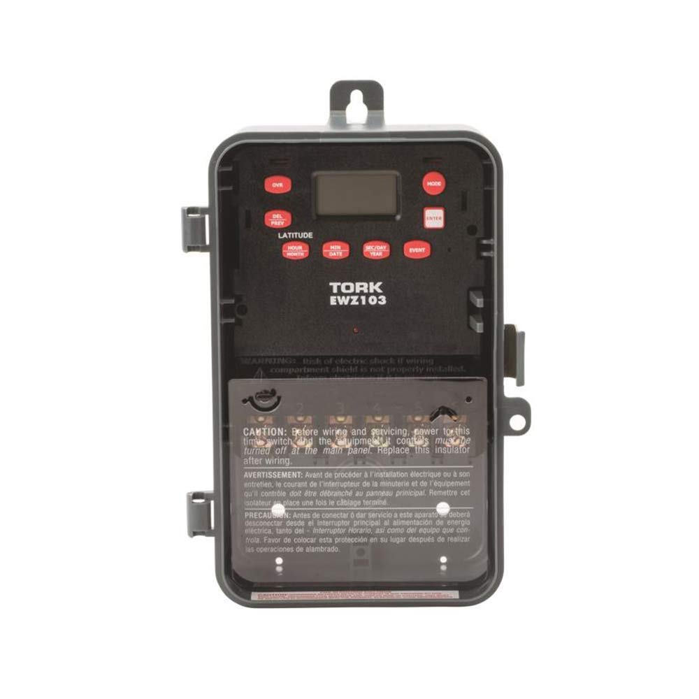 Electronic programmable multipurpose control astronomic 7 day time switch EWZ Series 120 to 277 V