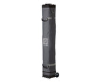 Ambassador Instant Pop Up Canopy Tent 10x10 ft with Roller Bag and 4 Piece Spike Set Steel Gray