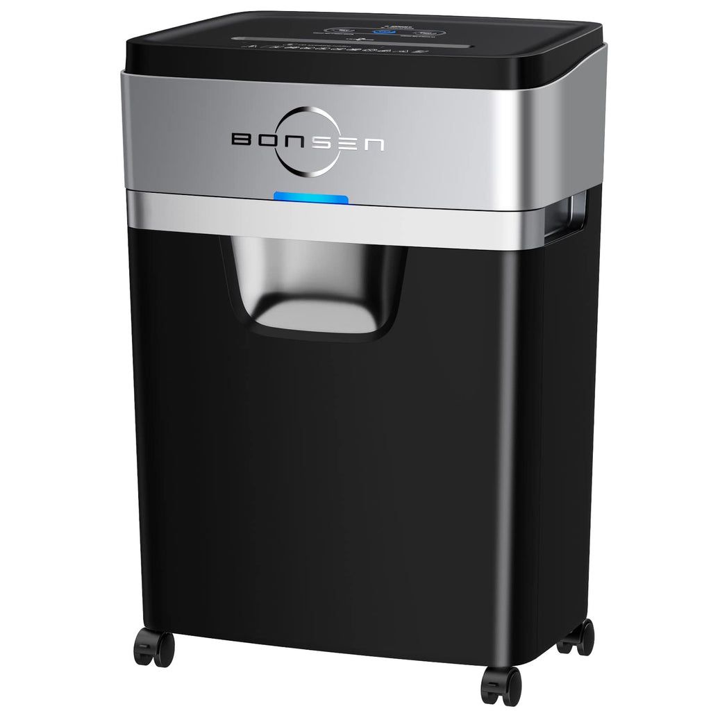 20 sheet cross cut P4 high security heavy duty paper shredder for home office and small business use