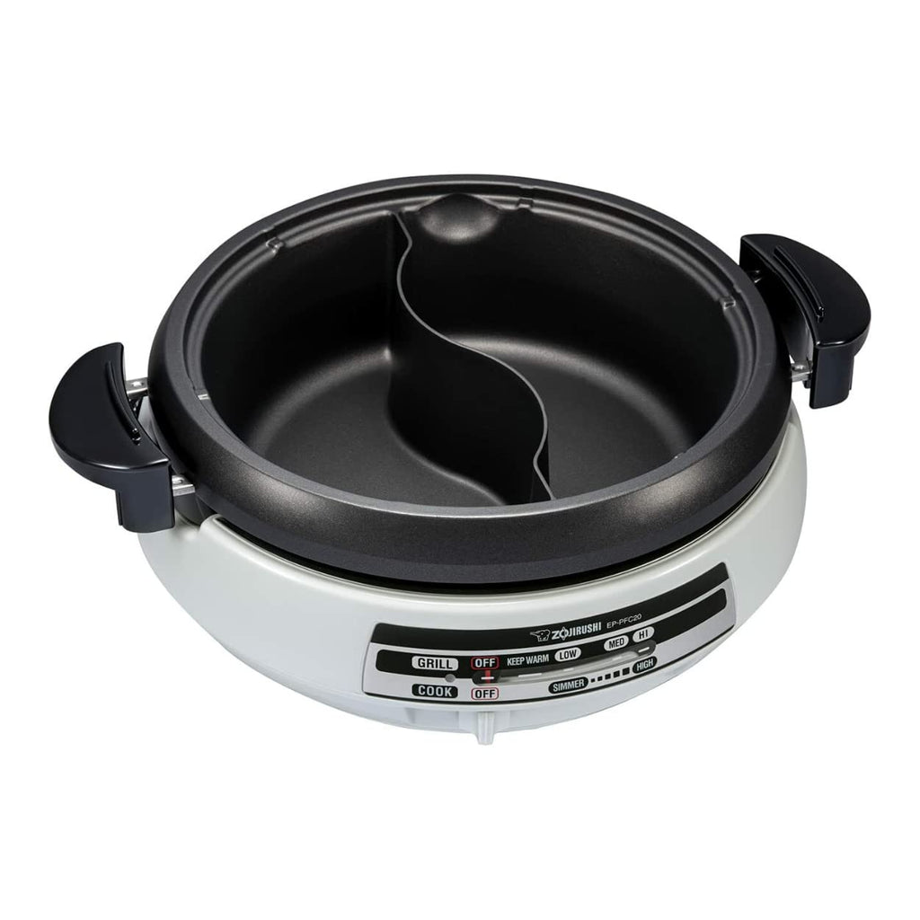 EP-PFC20HA Electric Skillet for Yin Yang Hot Pot Gourmet d’Expert Nonstick Adjustable Temperature Multi Cooker