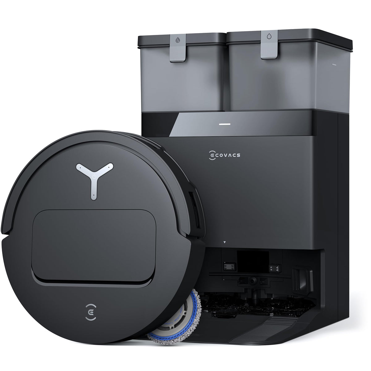 T50 PRO Omni Robot Vacuum and Mop 3.19in 15000Pa ZeroTangle 2.0 TruEdge AIVI 3D Auto Wash Dry Self Empty