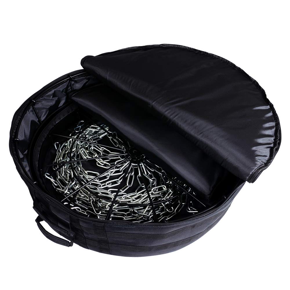 Disc Sports Black Hole Lite 24-Chain Disc Basket with Transit Bag