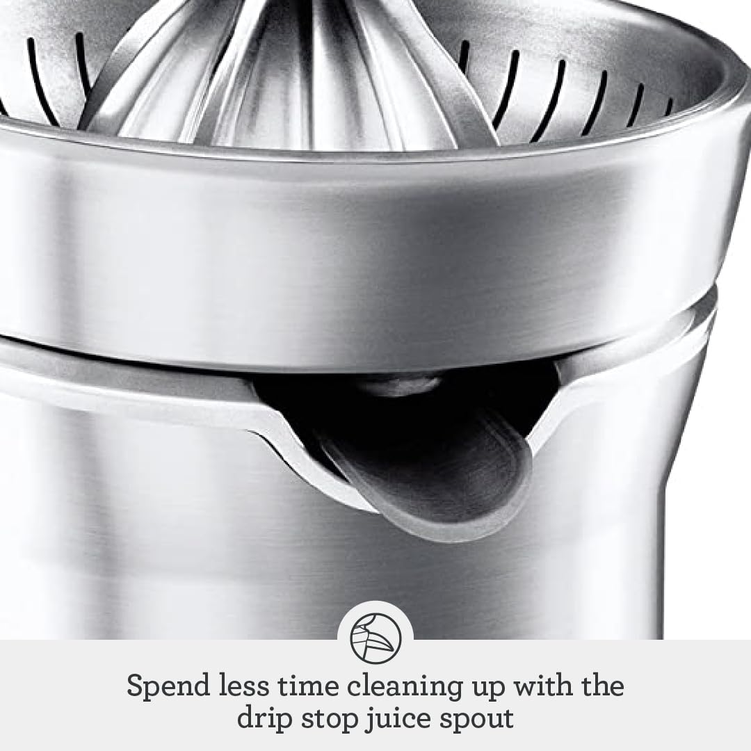 800CPXL Citrus Press Pro Orange Juicer Brushed Stainless Steel Electric Juicer for Fresh Juice