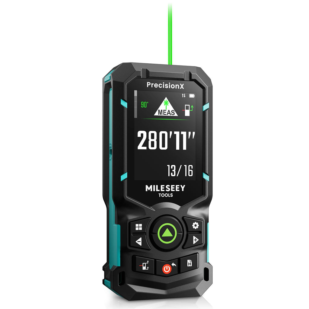 S50 Green Laser Distance Meter 400 ft Laser Measure P2P High Precision Portable Measuring Tool