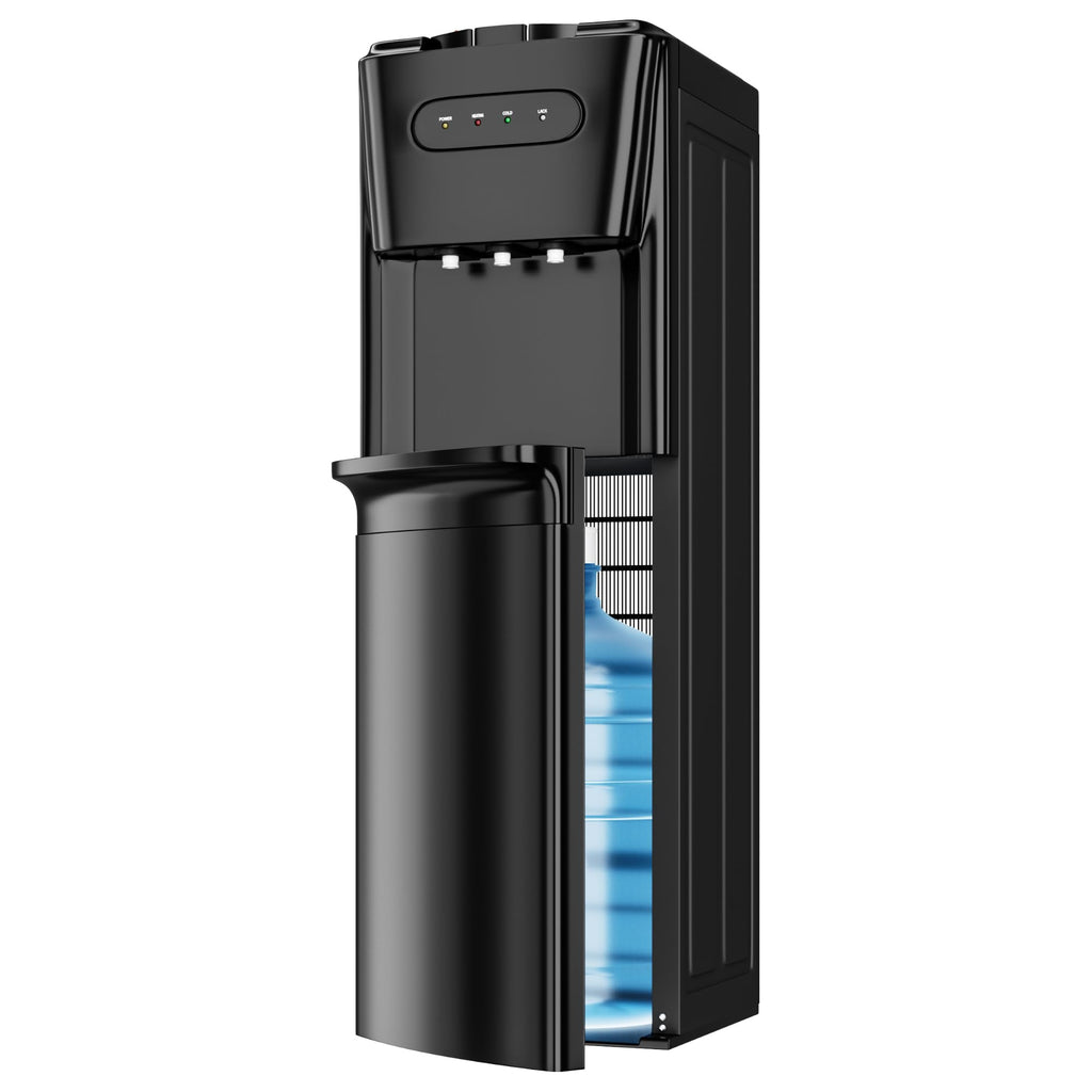 Bottom Loading Water Cooler Dispenser Charcoal Black for Home Office Kitchen and Dorm Room