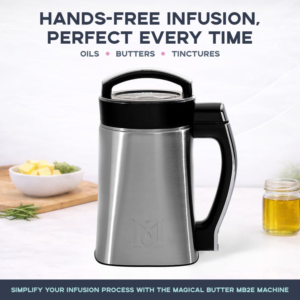 MB2e Machine Infusion System for Oils Butters and Tinctures Herbal Oil Butter Infuser for Home Kitchen