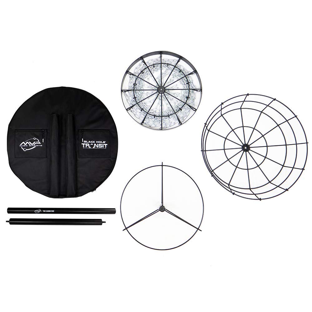 Disc Sports Black Hole Lite 24-Chain Disc Basket with Transit Bag
