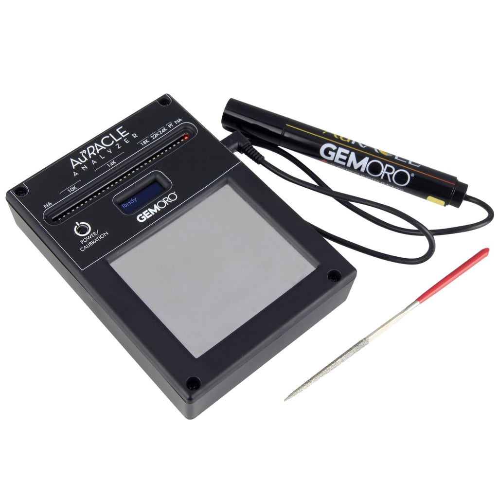 Auracle Analyzer Gold Tester Accurate Compact Portable Electronic High Karat Gold Platinum Jewelry Testing Tool