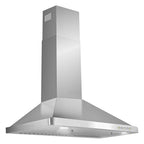30 in 380 CFM ducted wall mount range hood LED stainless steel kitchen exhaust vent fan for home