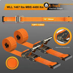 36PC E Track Rail Kit Set Heavy Duty Tie Down System for Enclosed Trailers Cargo Securement