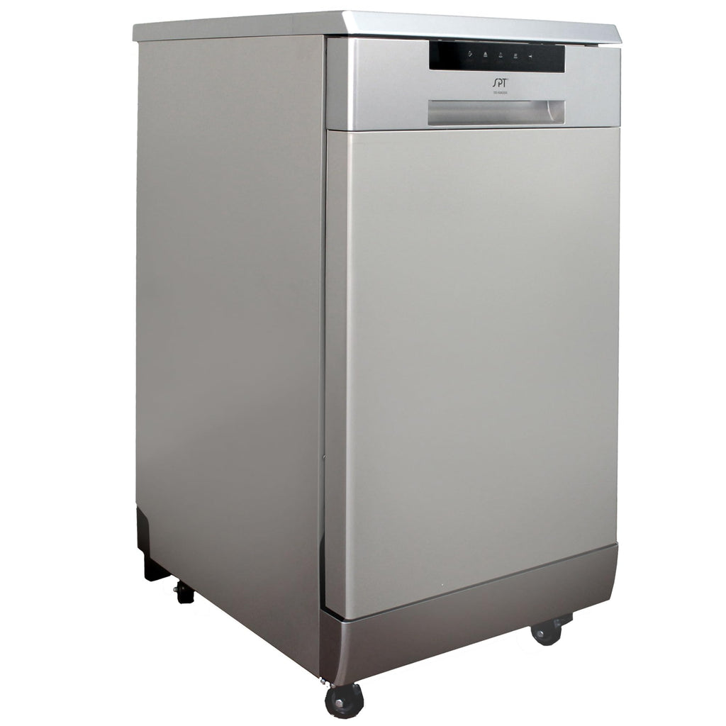 SD-9263SSC 18 Inch Portable Dishwasher Energy Star Stainless Steel Compact Dishwasher for RV Apartment Dorm