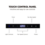 30 in 380 CFM ducted wall mount range hood LED stainless steel kitchen exhaust ventilation Coll