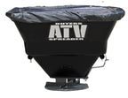 ATVS100 100 lb ATV rear rack mount broadcast spreader for efficient seed and fertilizer spreading