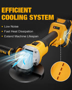 Cordless Angle Grinder 20V Battery Powered Tool for Cutting Grinding Polishing and DIY Work