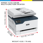C235dni Wireless Color Laser All in One Printer Print Scan Copy with Duplex and Mobile Support