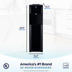 Water Dispenser for 5 Gallon Bottle Hot and Cold Bottom Loading Water Cooler Machine for Home Office
