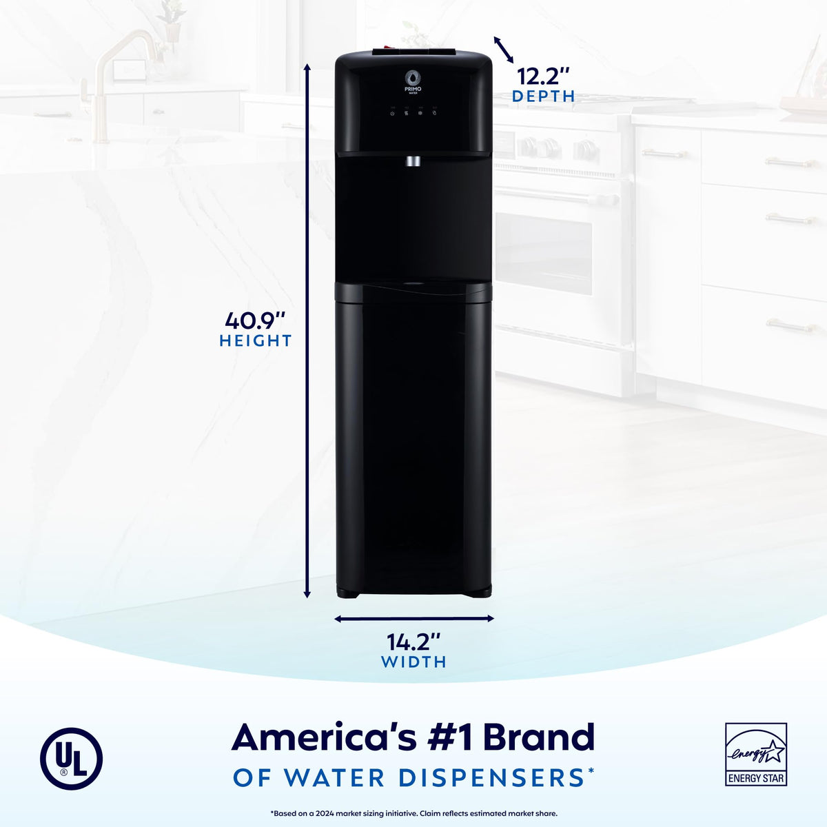Water Dispenser for 5 Gallon Bottle Hot and Cold Bottom Loading Water Cooler Machine for Home Office