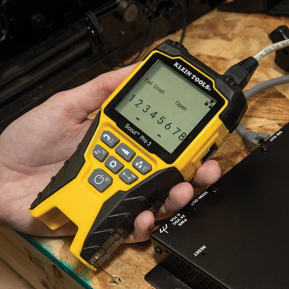 VDV501-852 Scout Pro 3 cable tester with locator remote set for Ethernet coax voice testing