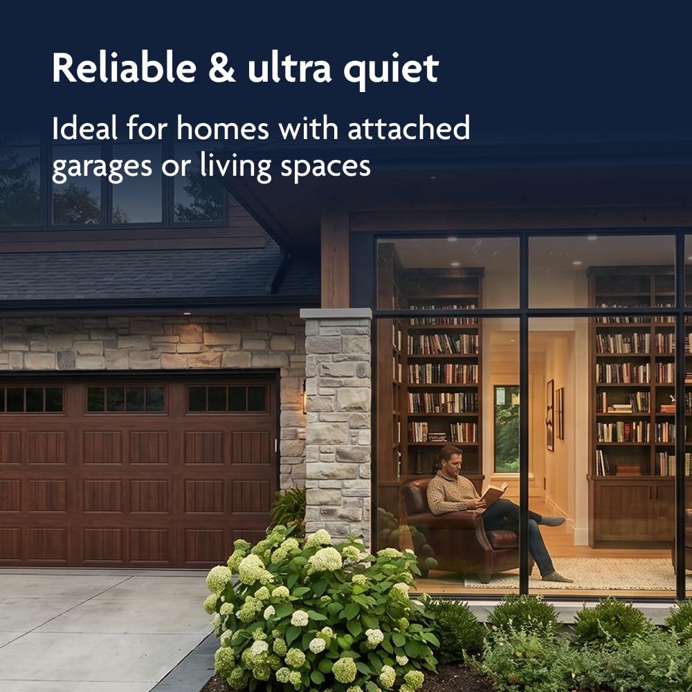 Wall Mounted Smart Garage Door Opener with Battery Backup WiFi App and Smartphone Remote Control